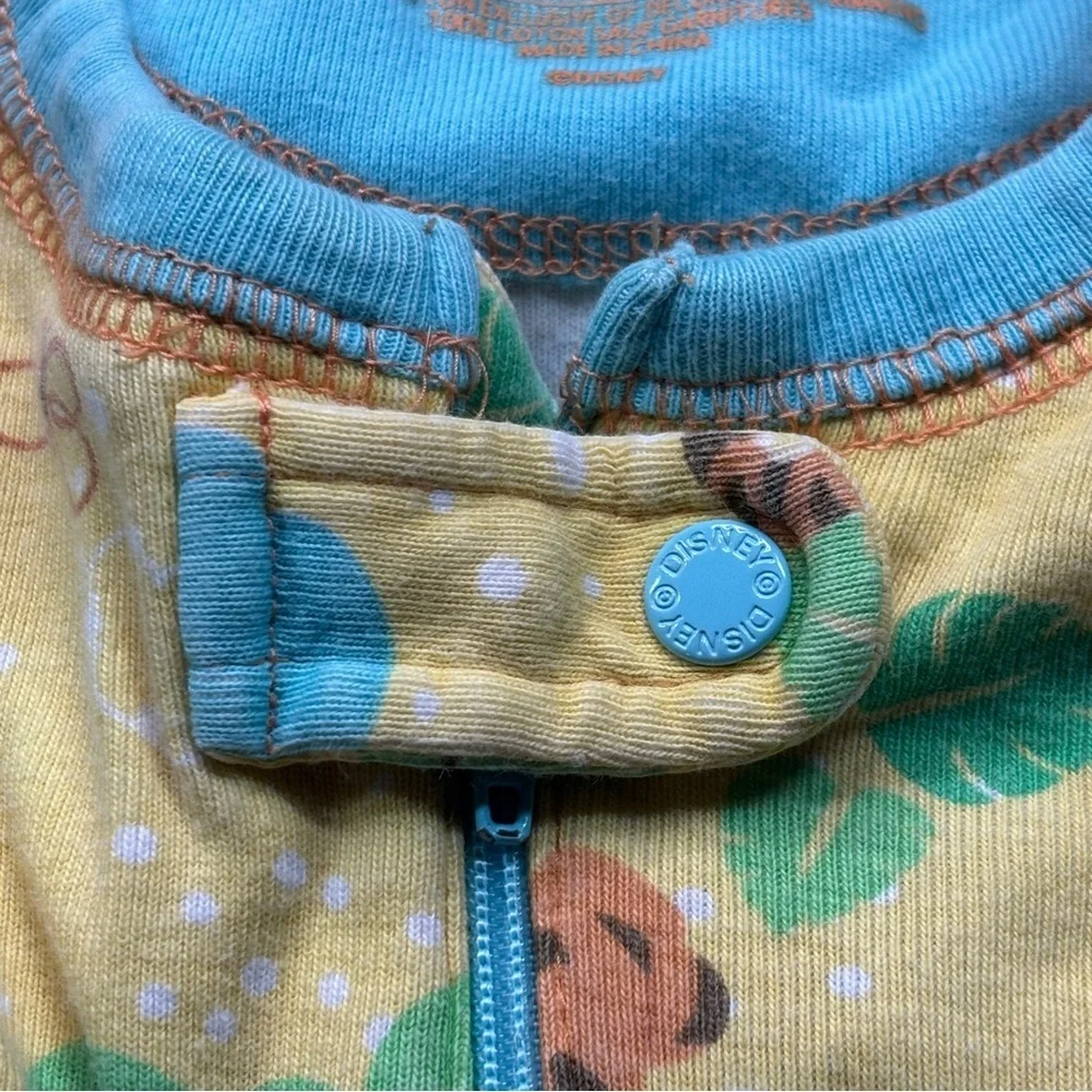 Disney Store Sleepers Winnie the Pooh Tigger 12 Months Zipper Footed - Picture 14 of 14